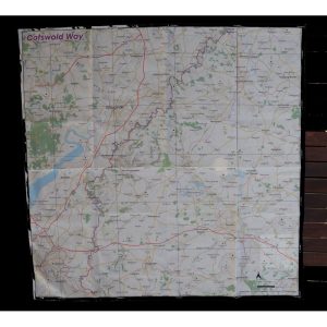 Splash Map of the Cotswolds including the Cotswold Way