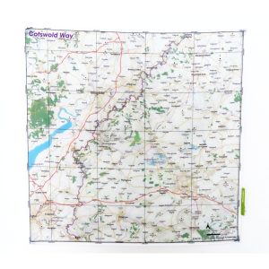 Splash Map of the Cotswolds including the Cotswold Way